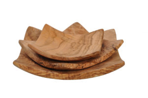 bois d'olivier Assiettes